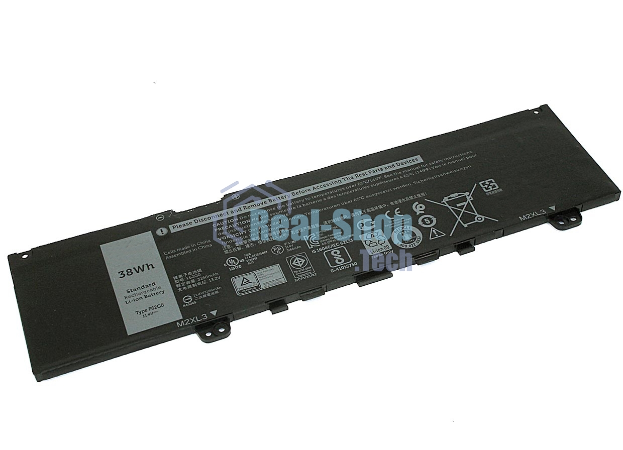 Аккумуляторная батарея для ноутбука Dell 5370 11.4V 3166mAh