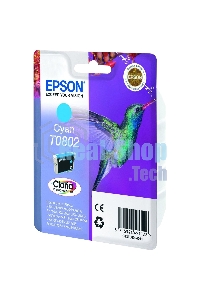 Картридж струйный Epson C13T08024011 голубой для Epson St PhP50/PX660/PX720WD (330 стр.)