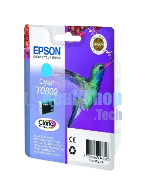 Картридж струйный Epson C13T08024011 голубой для Epson St PhP50/PX660/PX720WD (330 стр.)