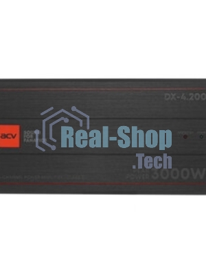 Усилитель автомобильный ACV DX-4.400 V4 4*400Вт/4-3-2 канал/4-2 Ом/HPF/LPF/BP/BassBoost/High Input/D class