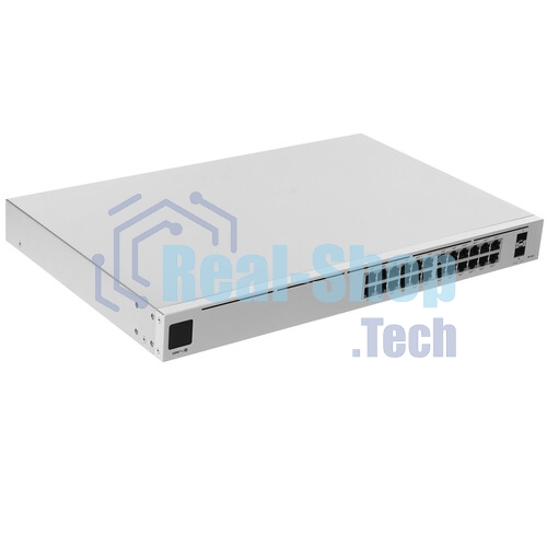 Коммутатор USW-Pro-24-POE-EU Ubiquiti UniFi Switch Pro 24 PoE 16x GLAN PoE+, 8x GLAN PoE++ (до 64 Вт на порт), 2x SFP+, раздает до 400 Вт