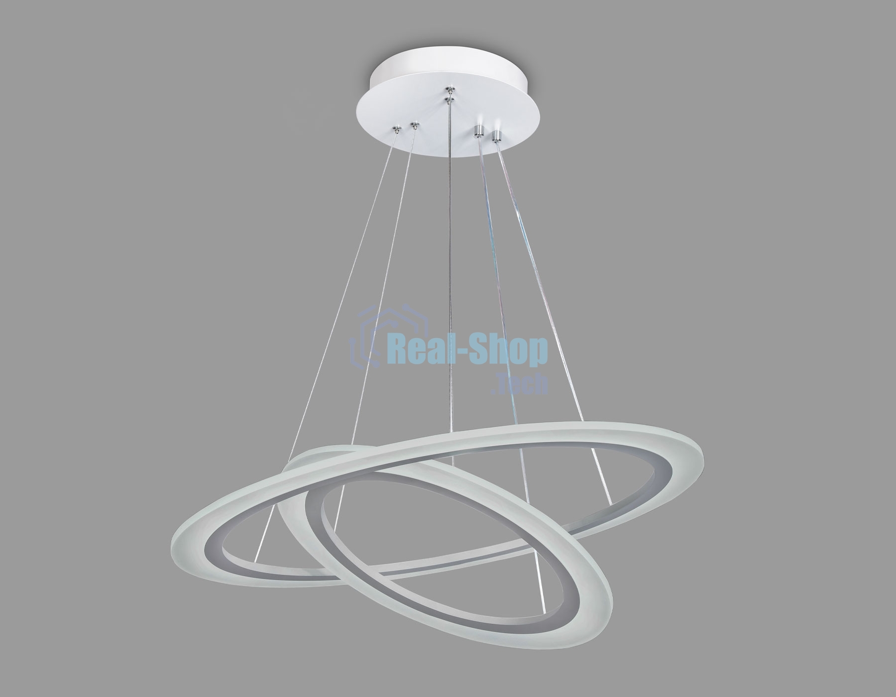 Светильник Ambrella light FA4355/2 WH белый 78W 3000K/4200K/6400K D580*670 (ПДУ РАДИО 2.4G)