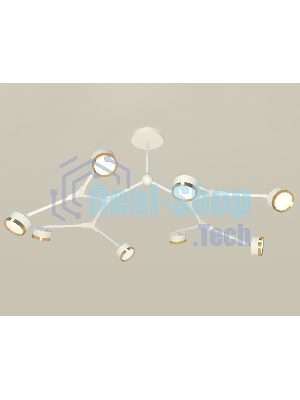 Светильник Ambrella light XB9059152/8 SWH/PYG белый песок/золото желтое полированное GX53 (C9059, N8124)