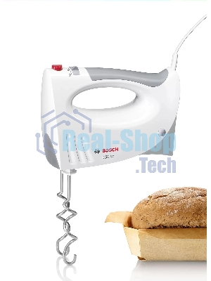 Миксер Bosch MFQ3540 белый, ручной, 450 Вт, 5 скоростей