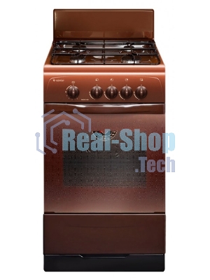 Плита газовая Gefest ПГ 3200-08 К19 коричневый, конфорок 4 шт, духовка 42 л, 50 см x 85 см x 53 см
