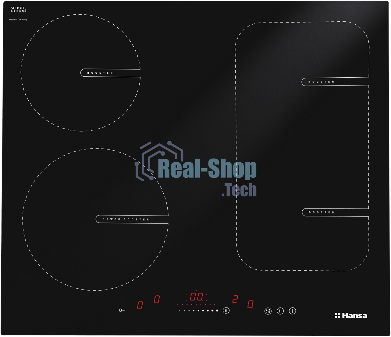 Индукционная варочная панель Hansa BHI68611 черный