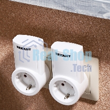 Радиоуправляемая розетка c пультом Rexant RX-002 (один пульт, две розетки)