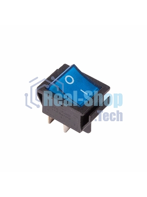 Выключатель клавишный Rexant 250V 16А (4с) ON-OFF синий с подсветкой (RWB-502, SC-767, IRS-201-1) (в упак. 1 шт.)