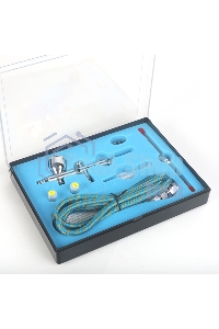 Аэрограф пневматический AB 400, сопло 0,2 мм, 9 л/мин, бачок 9 мл