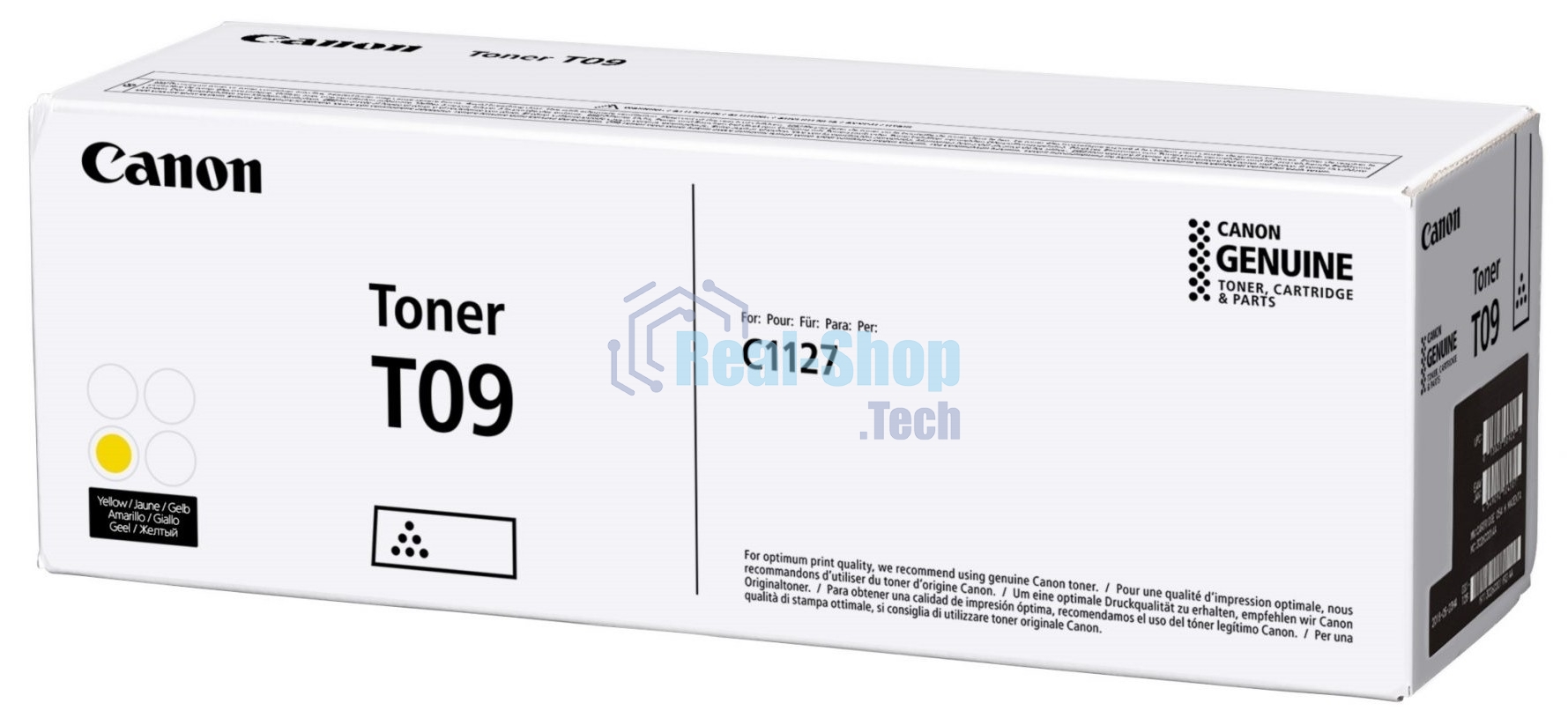 Тонер Canon T09 YL 3017C006 желтый туба для копира i-SENSYS X C1127iF, C1127i, C1127P