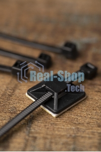 Площадка EKF plc-20x20-b самоклеящаяся (20х20 мм.) черная (100 шт.) EKF