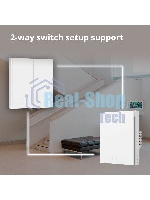Выключатель умный Aqara Smart wall switch H1 ((with neutral, single rocker) WS-EUK03