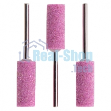 Шарошка абразивная Matrix, цилиндр удлин., 10 x 25 мм, хвостовик 3 мм, F80, 3шт.