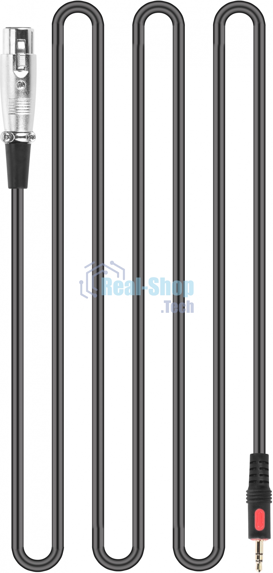 Микрофон проводной Оклик SM-600G 2.5м черный