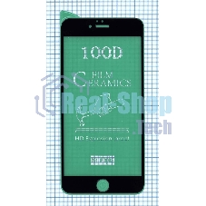 Керамическая пленка (стекло) для Iphone 6/6S plus черный