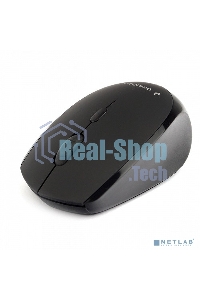 Мышь беспроводная Gembird MUSW-354 черный, 1600 dpi, радиоканал, USB, кнопки - 4