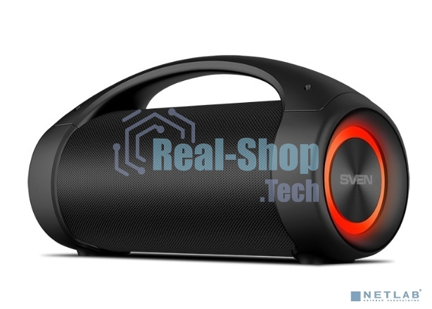 Колонка портативная Sven АС PS-370 черный 40W 2.0 BT