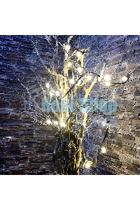 Гирлянда Neon-night LED Galaxy Bulb String 10м, черный каучук, 30 лампx6 LED теплый белый, влагостойкая IP65