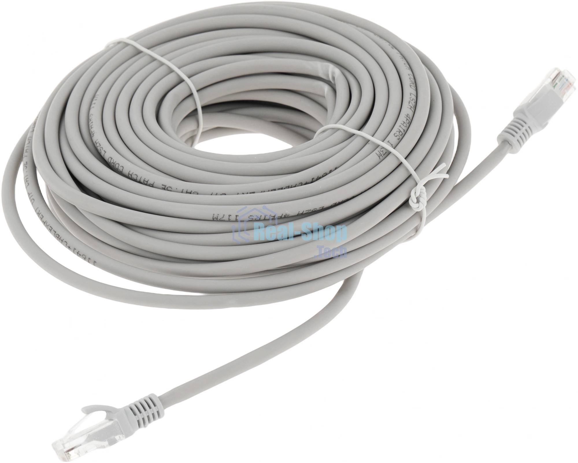 Патч-корд Premier PP31-20M-LSZH 1 Гбит/с UTP 4 пары cat.5e CCA molded 20м серый RJ-45 (m)-RJ-45 (m)