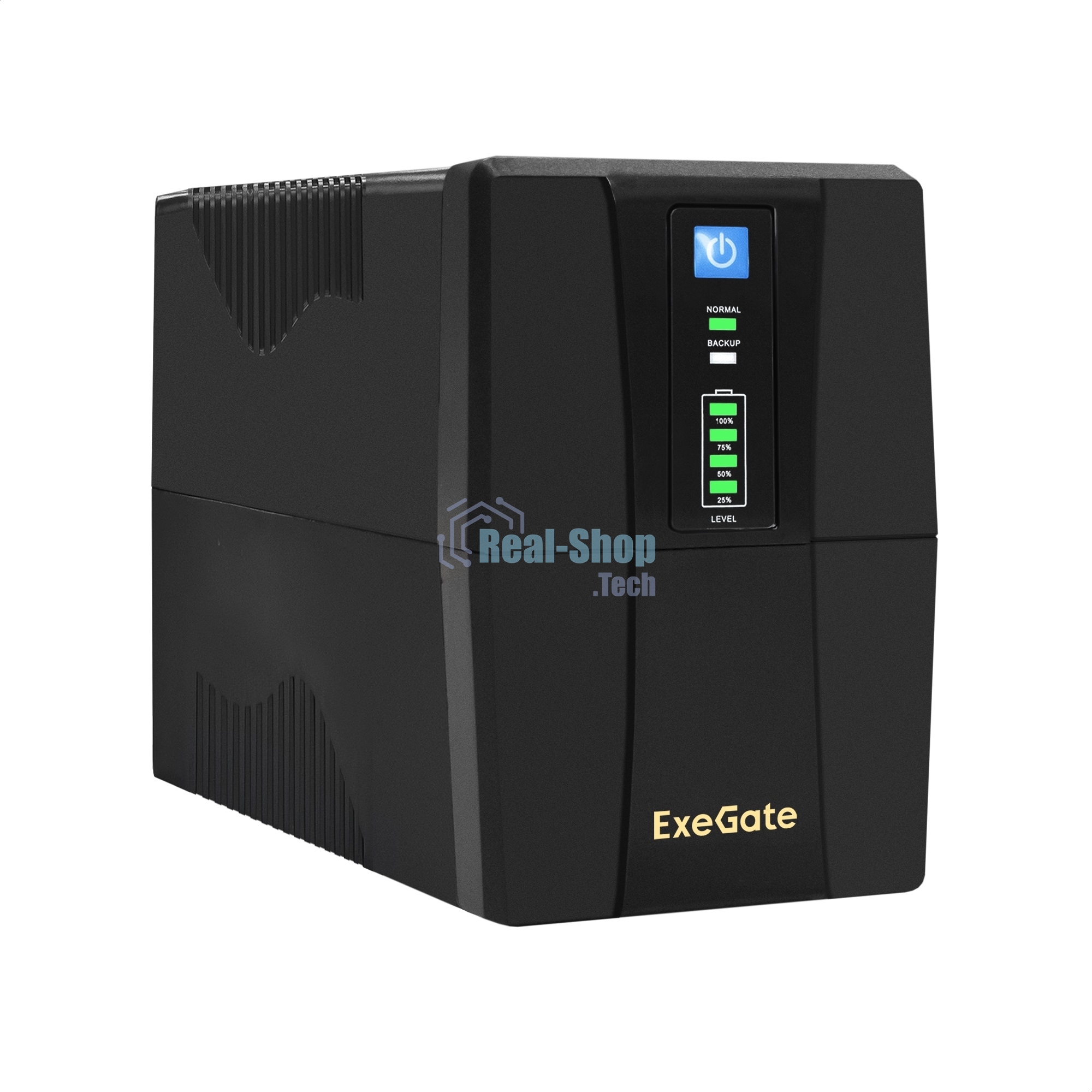 Источник бесперебойного питания ExeGate SpecialPro UNB-800.LED.AVR.EURO 800VA/480W, LED, AVR, 2 евророзетки, черный