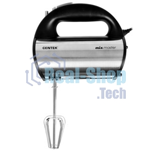 Миксер ручной Centek CT-1108 черный/стальной, 600 Вт