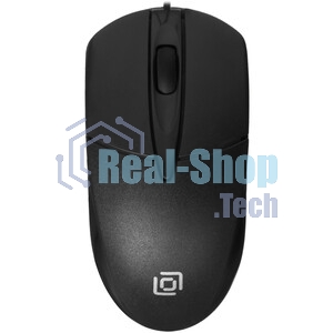 Мышь проводная Oklick 275M черный, 1000 dpi, USB, кнопки - 3