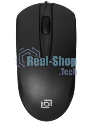 Мышь проводная Oklick 275M черный, 1000 dpi, USB, кнопки - 3