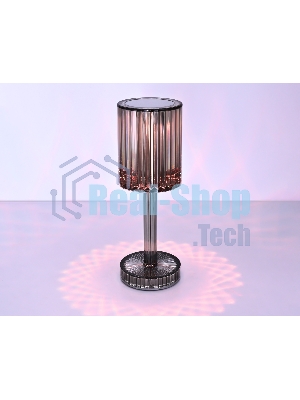 Настольная светодиодная лампа Ambrella light DE8071 GR серый LED RGB 3W (ПДУ RGB)