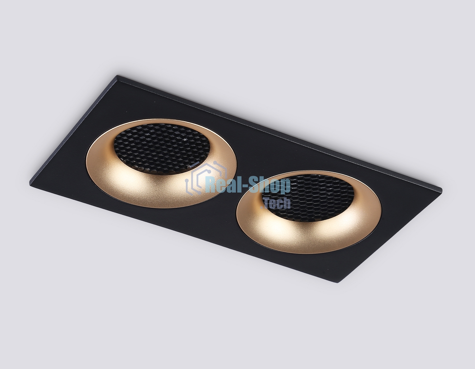 Светильник Ambrella light TN102735/2 BK/GD черный/золото GU5.3 175*92*23