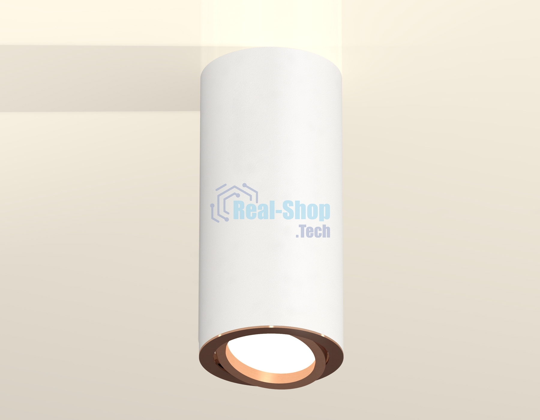 Светильник Ambrella Light XS7442005 SWH/PPG белый песок/золото розовое полированное MR16 GU5.3 (C7442, N7005)