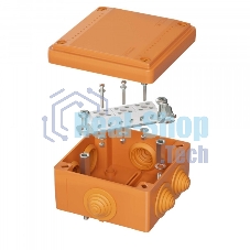 Коробка ответвительная DKC FSB11604 FS 100х100х50мм 6р 450В 6А 4кв.мм с каб. вводами и клеммн. IP56 пластик.