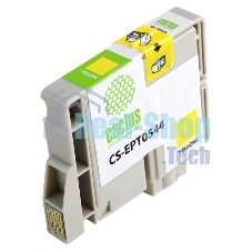 Картридж струйный Cactus CS-EPT0544 желтый для Epson Stylus Photo R800/R1800 (16,2мл)