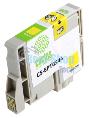Картридж струйный Cactus CS-EPT0544 желтый для Epson Stylus Photo R800/R1800 (16,2мл)
