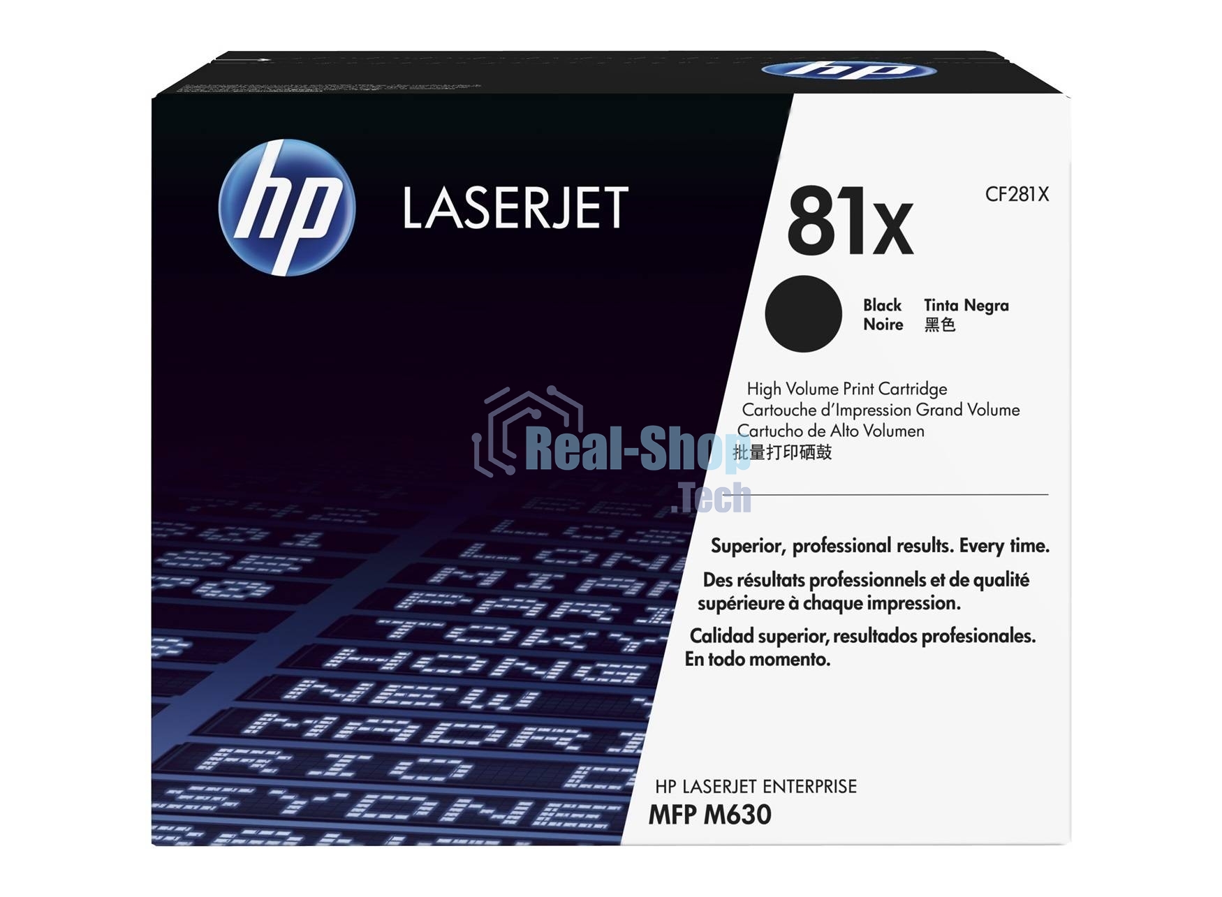 Тонер Картридж HP 81X CF281X черный для HP LJ Pro M630dn/f/h/z (25000 стр.)
