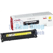 Картридж лазерный Canon Cartridge 716Y (1977B002) желтый (1500 стр.) для Canon LBP-5050/5050N