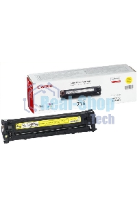 Картридж лазерный Canon Cartridge 716Y (1977B002) желтый (1500 стр.) для Canon LBP-5050/5050N