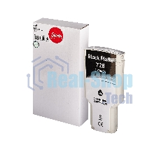 Картридж струйный Sakura F9J68A (№728 Matte Black) для HP, черный матовый, 300 мл.