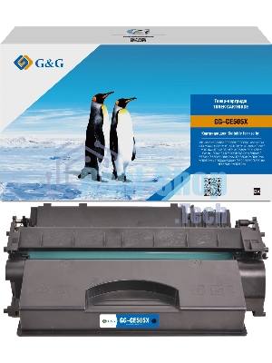 Картридж лазерный G&G GG-CE505X (CE505X) черный (6500 стр.) для HP LaserJet P2055d/P2055dn/P2055x; LaserJet Pro 400 M401/M401a/M401n/M401d/M401dn/M401dne/M401dw/MFP M425/MFP M425dn/MFP M425dw