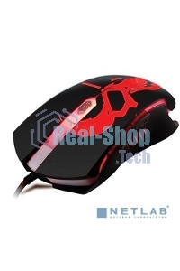 Мышь проводная Qumo Dragon War Axe M07 черный, 2400 dpi, USB, кнопки - 6