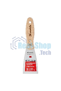 Шпательная лопатка Matrix из нержавеющей стали, 60 мм, буковая рукоятка, EFP