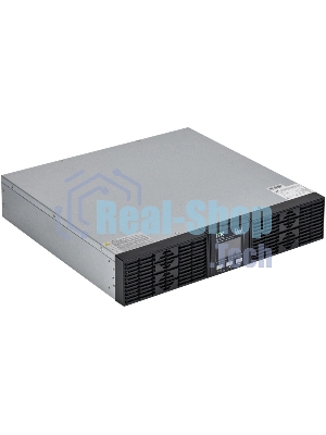 Источник бесперебойного питания однофазный Online 1000 Ва/1000 Вт, Rack mount, c LCD дисплеем 24VDC с АКБ 2U 2х9AH
