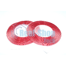 Скотч двусторонний прозрачный 3M с красной защитной лентой толщина 1 мм ширина 2 мм 10 м 2 шт. 112191