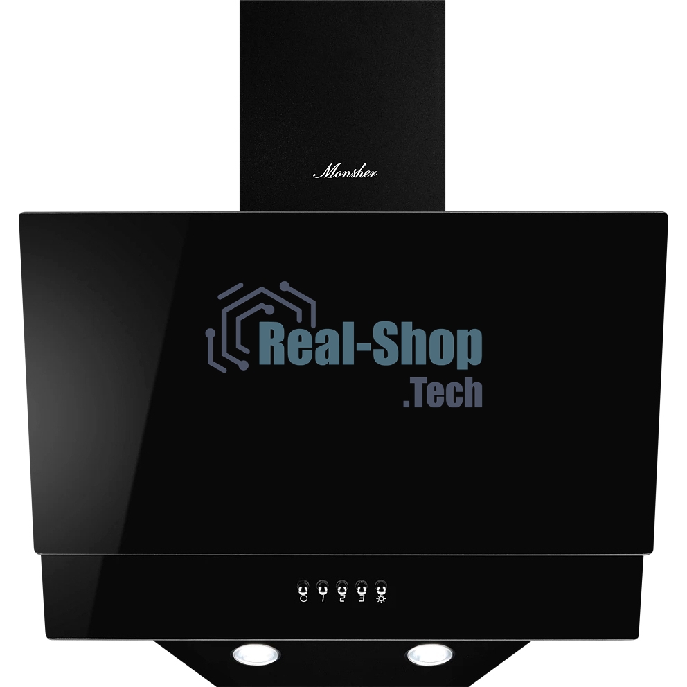 Вытяжка наклонная Monsher ROUEN 50 Noir Verre черный, 50 см, 700 куб. м/ч, 53 дБ