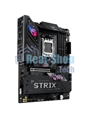 Материнская плата ASUS ROG STRIX B850-E GAMING WIFI, AM5, AMD B850, 4xDDR5, 4xSATA, 5xM.2, 1xPCI-E 5.0 x16, 1xPCI-E 4.0 x16, 1xRealtek 5Gb Ethernet, 1xUSB-C 4, 1xUSB-C 20Gbps, 6xUSB-A 10Gbps, 4xUSB-A 2.0, 3x3.5 мм, 7.1, ATX