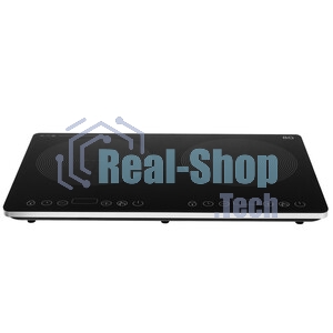 Индукционная плитка BQ HP105W Black-Silver, Мощность 3500 Вт (2000 Вт левая конфорка + 1500 Вт правая конфорка)