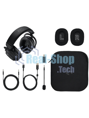Гарнитура Logitech G Pro X 2 Lightspeed черный, беспроводная + проводная, Bluetooth/USB/3.5 мм, до 50 ч