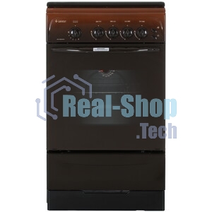 Плита газовая Gefest CG 50M04 K83 коричневый, конфорок 4 газовых, духовка 42 л, 50 см x 85 см x 57 см