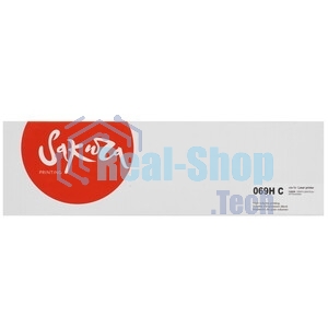 Картридж Sakura 069HC (5097C002) для Сanon, голубой, 5500к.