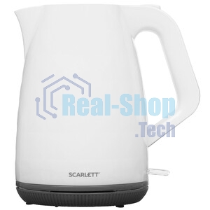 Чайник электрический Scarlett SC-EK18P49 1.7 л, 2200 Вт, белый/серый (корпус: пластик)