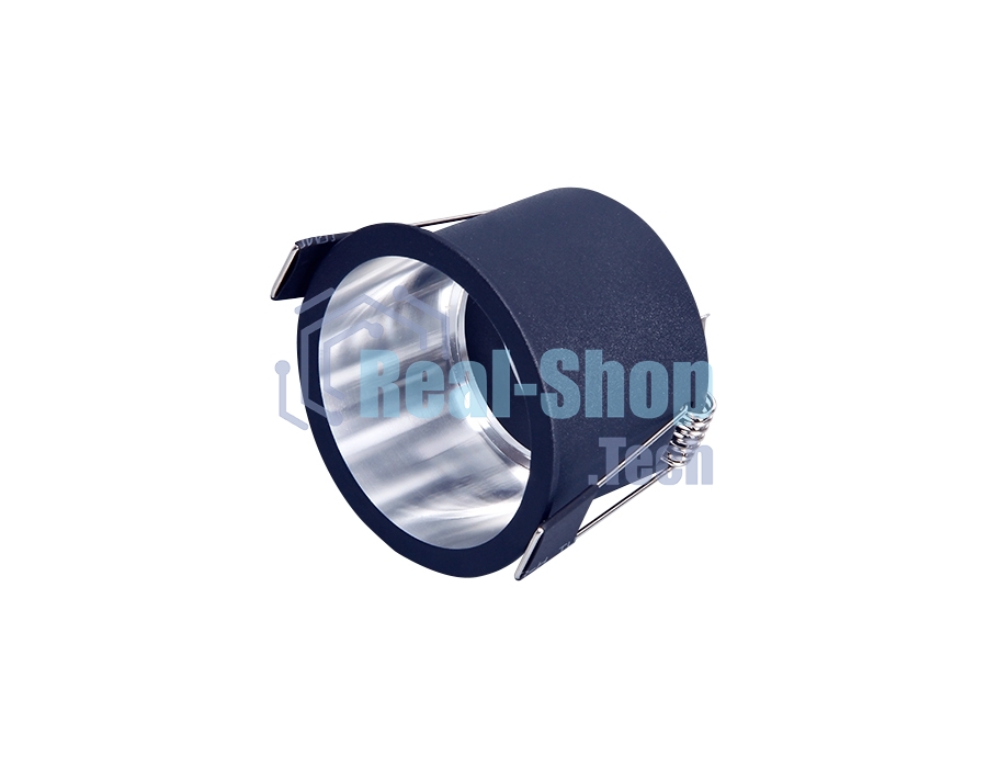 Светильник Ambrella light TN212 BK/CH черный/хром GU5.3 D68*57